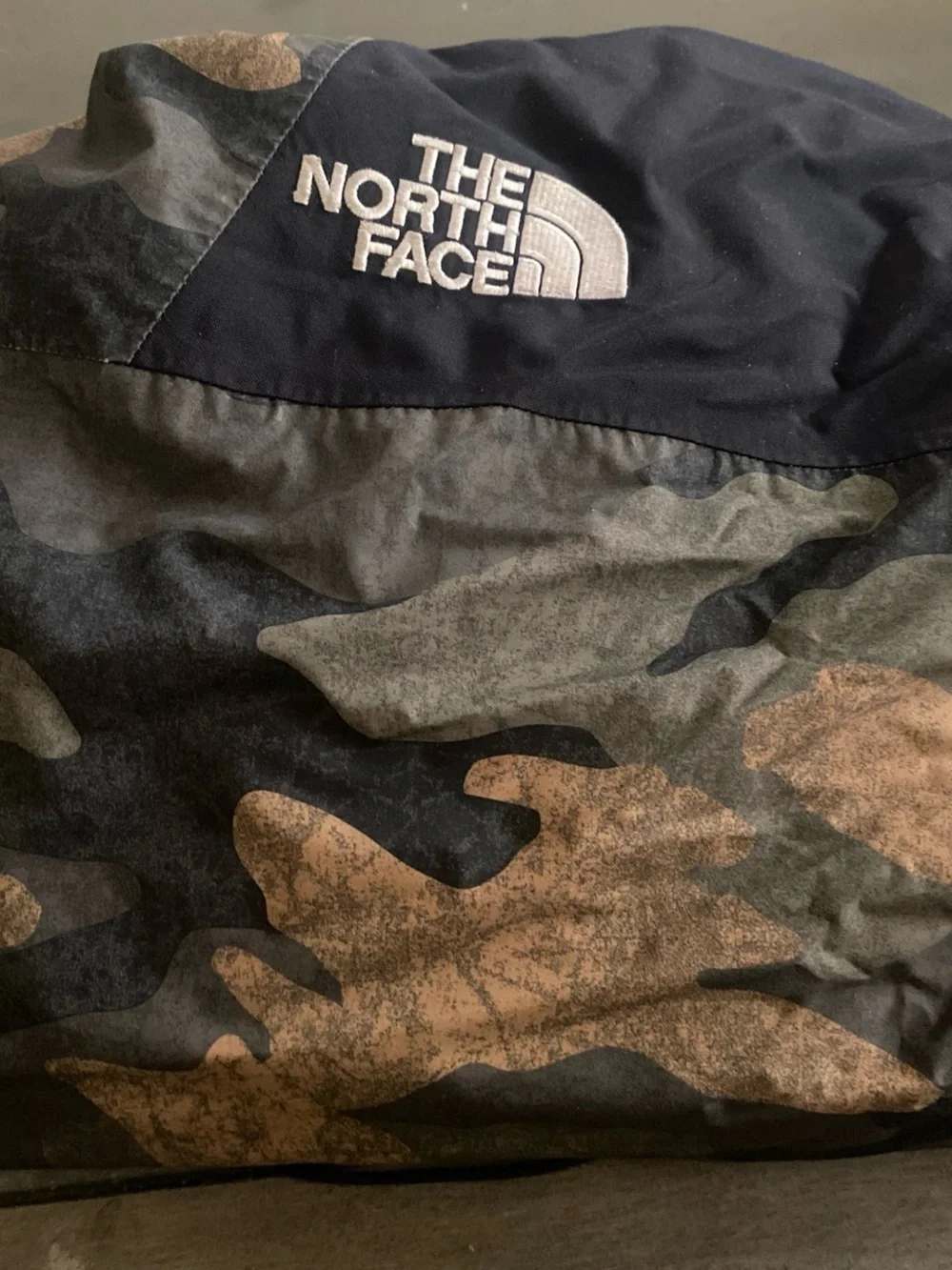 The North Face Men’s Camouflage Hiking jacket - Olive/Black/Tan